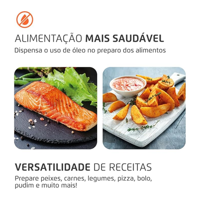 Fritadeira Air Fryer Forno Oven 12L, Mondial