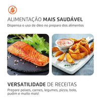 Fritadeira Air Fryer Forno Oven 12L, Mondial